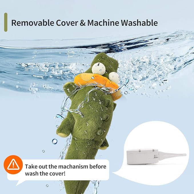 Plush Dog Toy Alligator