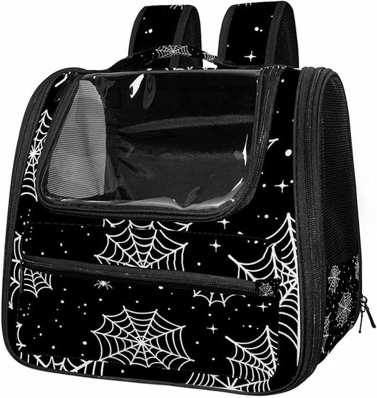 Spider Web 5 Pet Carrier Airline Approved Soft Sided Portable Cozy Travel Pet Bag, Car Seat Safe Carrier for Cats and Dogs
