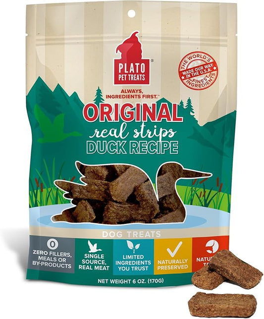PLATO Original Real Strips Duck 6oz, brown