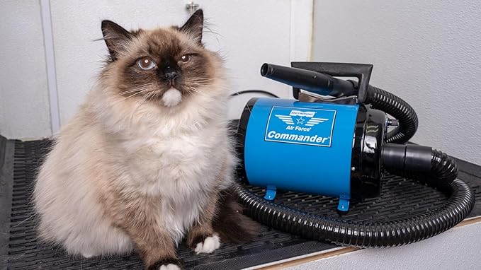 METROVAC AFTD-3V: Air Force Commander Variable Speed Dryer - Purple | 4.0 HP | Professional Pet Grooming Blower | Made in USA