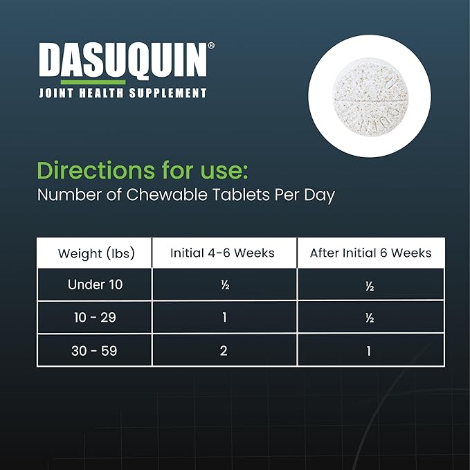 Nutramax Laboratories Dasuquin with MSM Chewables, Small/Medium Dog, 150 Count, White