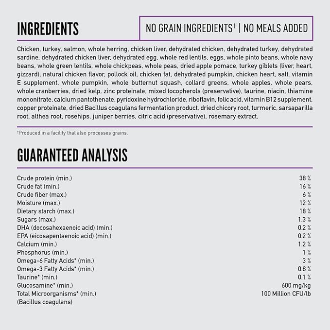 ORIJEN Grain Free High Protein Dry Dog Food Puppy Large Recipe 23.5lb Bag
