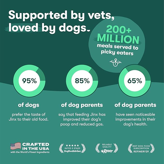 Jinx Chicken Bites Jerky Dog Treats - Soft & Chewy, All Natural Dog Jerky Treats with Cage-Free Chicken - Pet Products for All Dogs (Puppies, Adults & Seniors) - 15oz