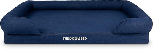 Replacement Outer Cover for The Dog's Bed Orthopedic with Sides, Washable Fabric, XXL (Blue Denim)