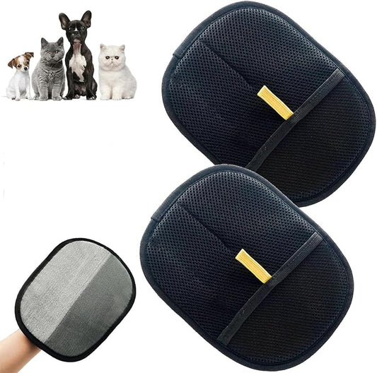 Static Pet Hair Removal Glove for Cats & Dogs, Efficient Grooming Gloves for Pet Hair, Cat Grooming Gloves for Hair Removal