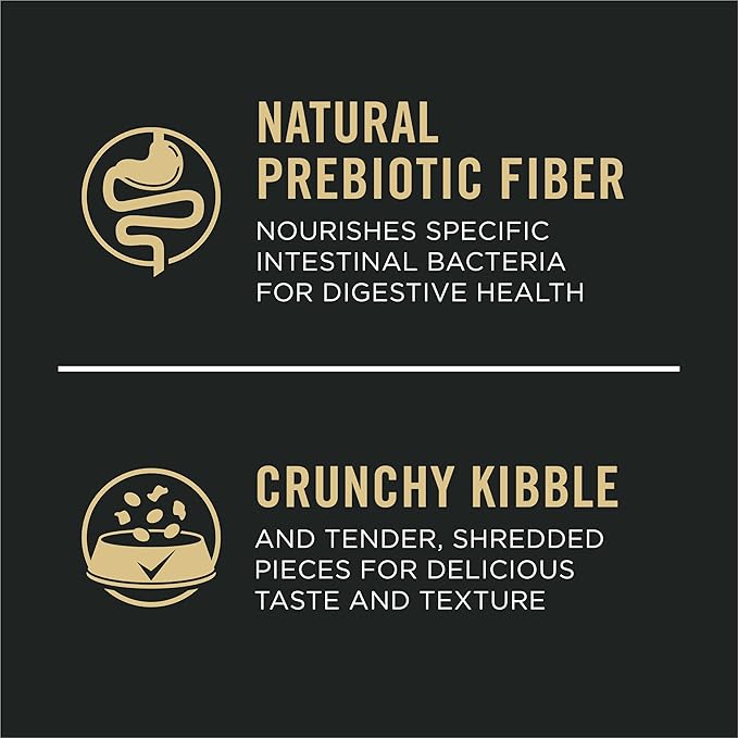 Purina Pro Plan Adult 7 Plus Complete Essentials Shredded Blend Beef and Rice Formula High Protein Dog Food for Senior Dogs - 34 lb. Bag