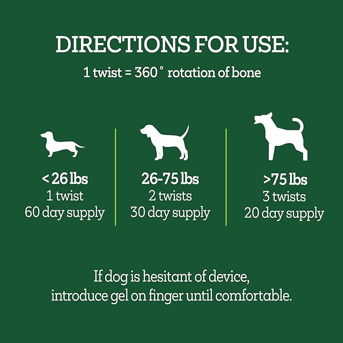 Twist + Lick Well Gel Hip & Joint Supplement for Dogs 2.3 oz