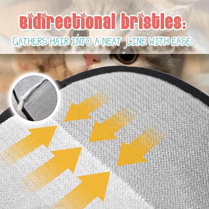 Pet Hair Removal Glove ，Reusable and Washable Electrostatic Pet Hair Remover for Cat Dog Hair，Cat Dog Hair Removal Gloves for Sofas, Clothes, Carpets, and Bed Sheets