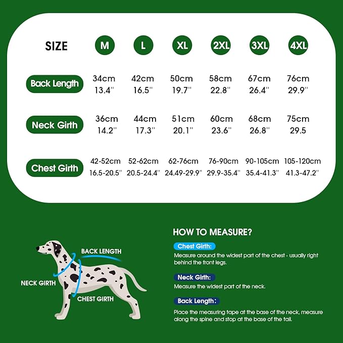 ASENKU Dog Coat, Dog Winter Jackets with Fleece Turtleneck, Windproof, Reflective Pet Snow Jacket for Cold Weather, Coats for Medium Dogs, Army Green, L