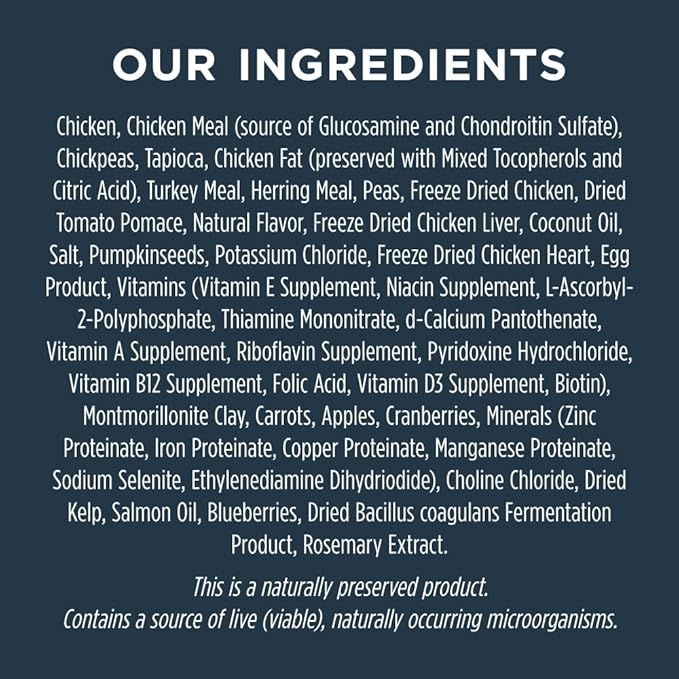 Instinct Raw Boost Small Breed, Natural Dry Dog Food with Freeze Dried Pieces, High Protein, Grain Free Recipe - Real Chicken, 4 lb. Bag