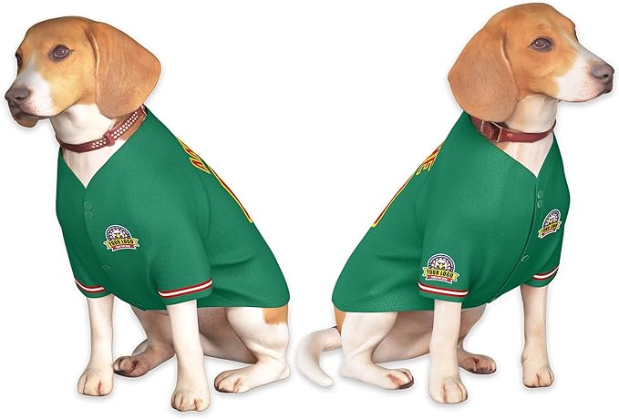 Custom Dog Baseball Jersey with Name Number Logo for Small Pet Dogs-Personalized Dog Shirts