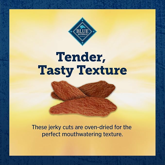 Blue Buffalo True Chews Premium Jerky Cuts Dog Treats with Natural Ingredients Chicken
