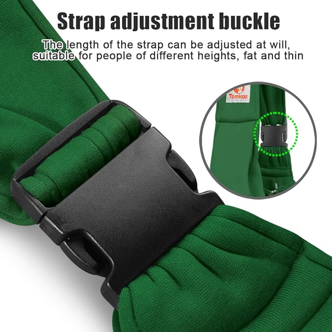 Tomkas Dog Sling Carrier for Small Dogs Puppy Carrier for Small Dogs (Emerald Green, Adjustable Strap & Zipper Pocket)