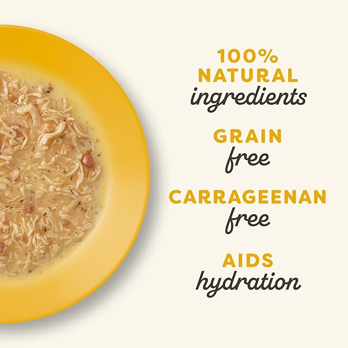 Applaws Natural Wet Cat Food in Gravy, Limited and Natural Ingredients, High Protein with No Artificial Additives, Chicken Breast in Gravy (12 x 2.47oz Pouches)