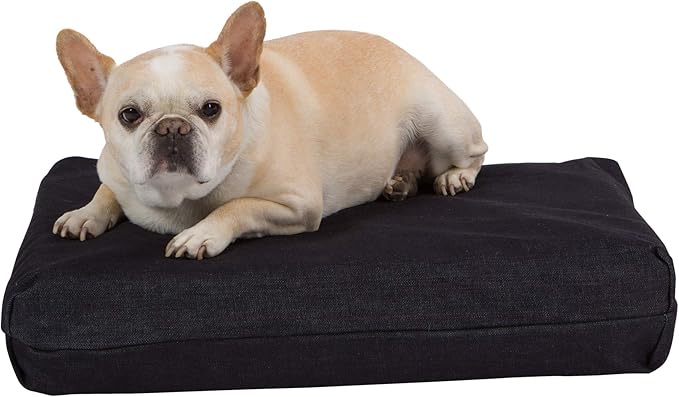 Pet Support Systems Orthopedic Dog Bed - Gel Memory Foam Pet Bed, Luxury Washable Dog Bed for Sleeping and Support (Removable Cover, Small Blue Dog Bed)