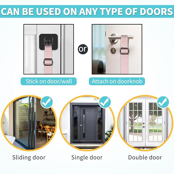 COOYOO Dog Doorbells, Adjustable Potty Training Dog Bells, Upgraded for Training Your Puppy The Easy Way, Premium Quality Housetraining Hanging Bell-5 Extra Large Loud 1.5 DoorBells