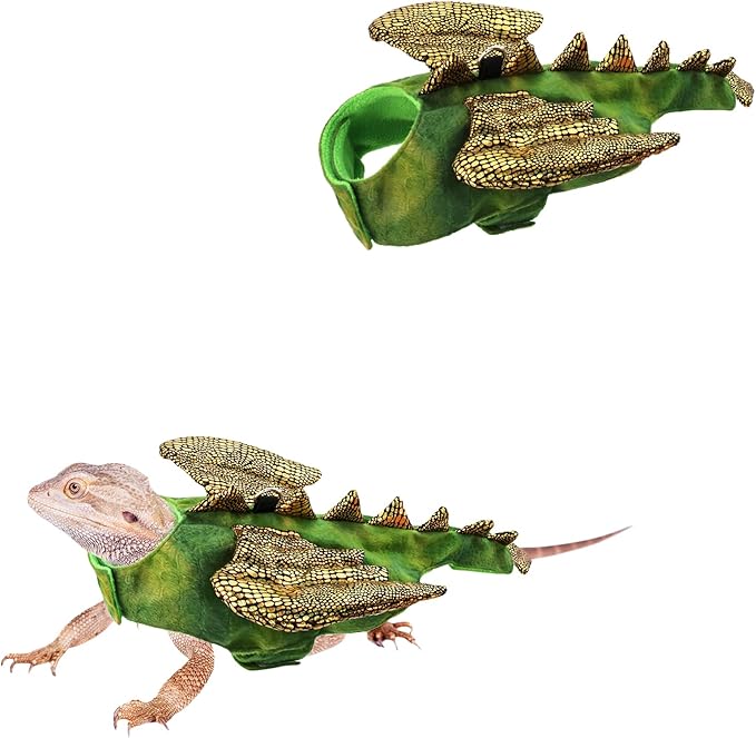 NACOCO Halloween Small Puppy Costume - Pet Dinosaur Cosplay Rabbit Outfit Kitten Animal Bunny Puppy Small Dog Cat Cute Clothes for 4Ib Rabbit Clothes (Green, S)