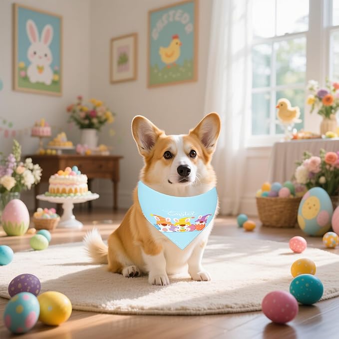 7 Pcs Holiday Dog Bandanas for Small Dogs Hemming Seam Edge Holiday Dogs Bandanas Medium Puppy Halloween Scarfs Large Cats Grooming M