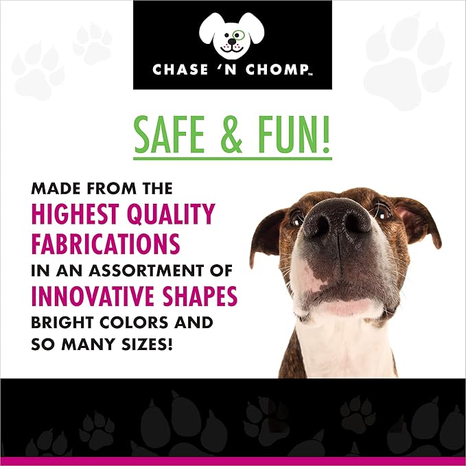 Chase 'n Chomp Dog Amazing Squeaker Ball Toy for Pets, Molecule, 2.5 Inch small Breeds