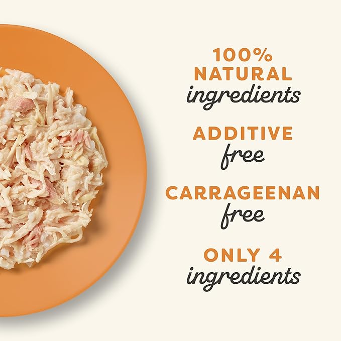 Applaws Natural Wet Canned Cat Food, Limited and Natural Ingredients, High Protein with No Artificial Additives, Chicken Breast & Tuna Fillet in Broth (24 x 5.5oz Cans)