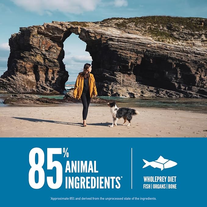 ORIJEN Grain Free Poultry Free High Protein Dry Dog Food Six Fish Recipe 13lb Bag