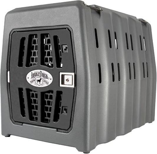 Lucky Dog Kennel, Durable Crash Tested Portable Dog Crates, Large