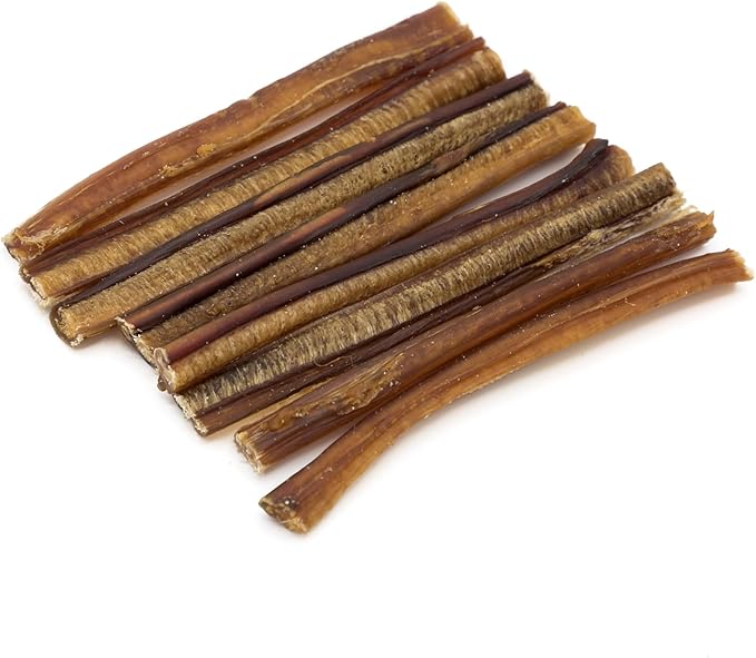 Best Bully Sticks 6 Inch Bully Sticks - 8 oz (Pack of 1) - Natural Grass-Fed, Grain and Rawhide Free, Great for Medium or Large Pets