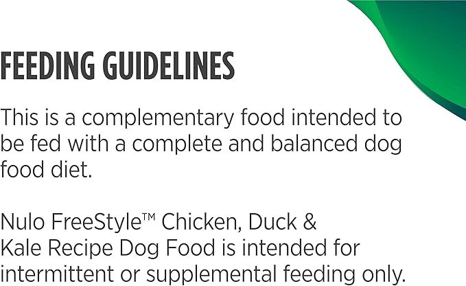 Nulo Freestyle Chicken, Duck, & Kale in Broth Real Meat Dog Food Topper, 2.8 Ounce (Pack of 24)