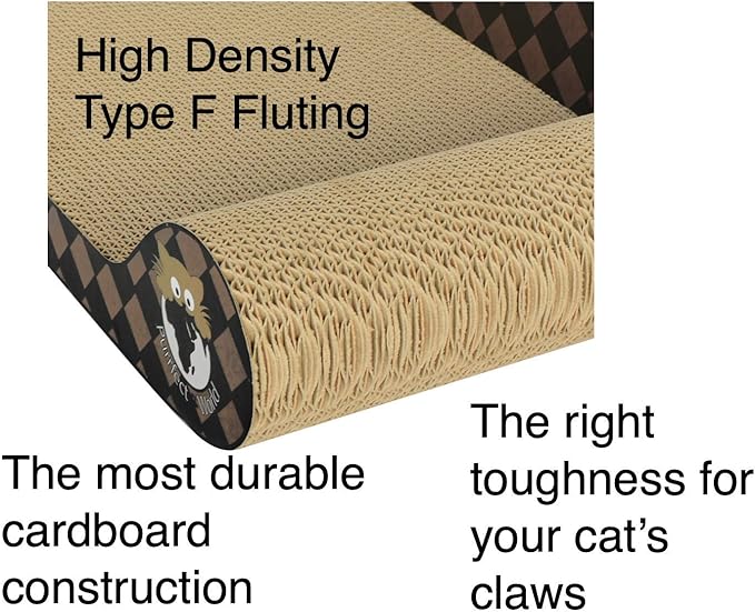 Cat Scratcher - Lounge - Checker Board - 2 Pack