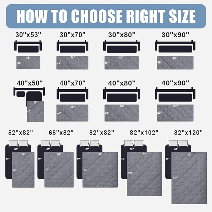 Smiry Waterproof Dog Blanket, Reversible Dog Bed Cover Pet Blanket, Soft Pet Couch Covers for Sofa Washable, Bed Couch Sofa Furniture Protector for Puppy Cat Kids (40"x80", Grey/Dark Grey)