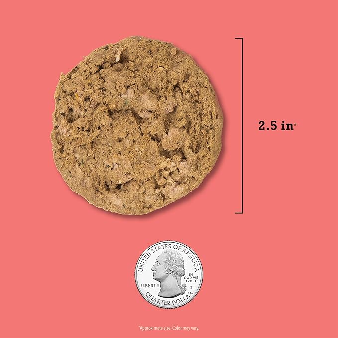 ACANA Grain-Free High Protein Freeze Dried Dog Food & Topper Ranch-Raised Beef Recipe Patties 14oz Bag