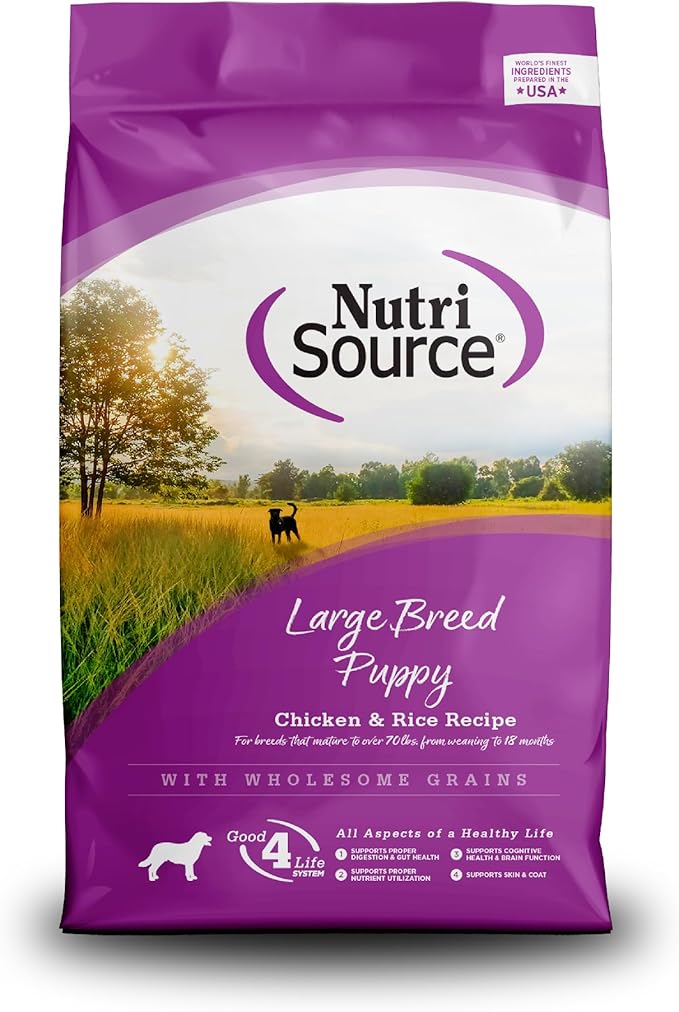 Nutrisource Large Breed Puppy Dog Food 5Lb