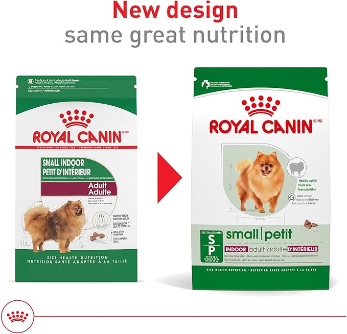 Royal Canin Size Health Nutrition Small Indoor Adult Dry Dog Food, 2.5 lb Bag