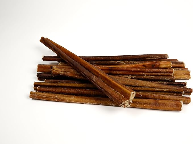 Big Lu - 12” Regular Bully Sticks, 12 Count, 100% Grass-Fed Beef Chews, Fully Digestible, Long-Lasting Treats for Aggressive Chewers, Natural Single-Ingredient Chews for Puppies and Small Dogs