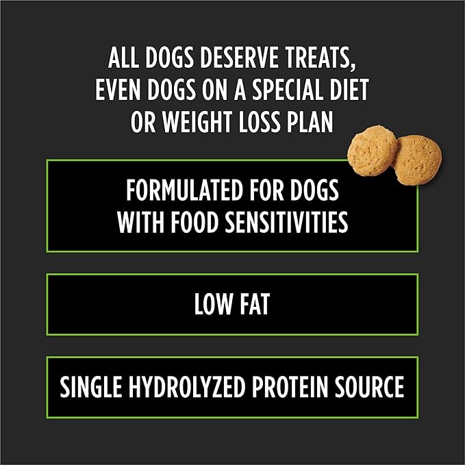 Purina Pro Plan Veterinary Diets Gentle Snackers Hydrolyzed Plus Low Fat Dog Treats - 8 oz. Pouch