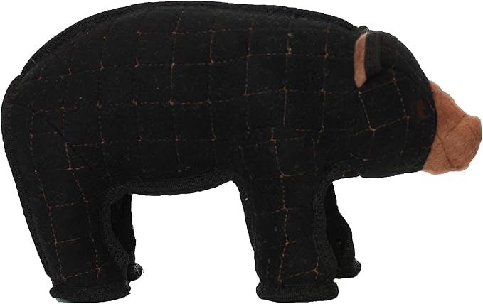 TUFFY - World's Tuffest Soft Dog Toy - Zoo Bear - Squeakers - Multiple Layers. Made Durable, Strong & Tough. Interactive Play (Tug, Toss & Fetch). Machine Washable & Floats. (Regular 2 Pack)