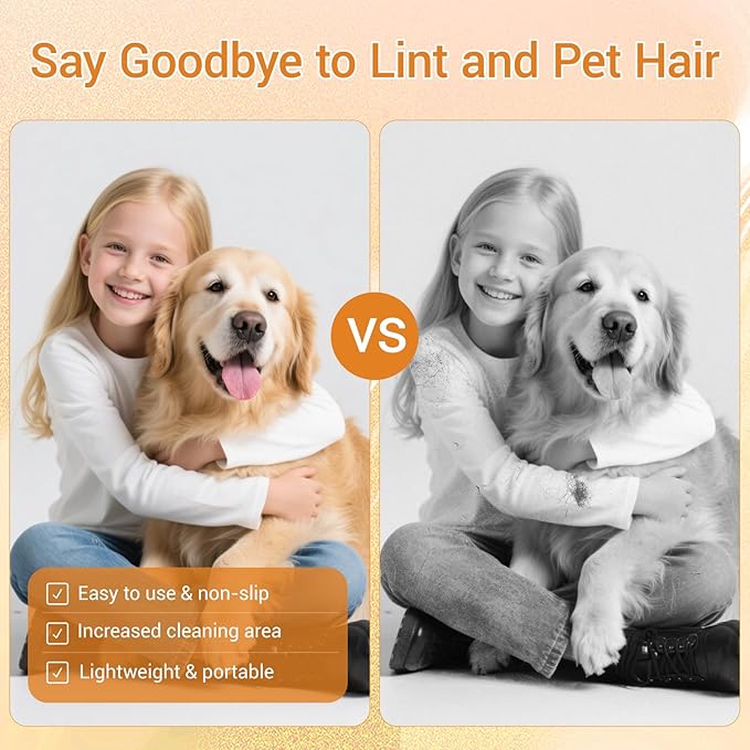 Pet Hair Removal Glove for Cats & Dogs, Five-Finger Electrostatic Pet Hair Gloves, Reusable Pet Hair Removal Tools,Cat & Dog Hair Remover for Couch, Suitable for, Bed Sheets, Clothes, Carpets