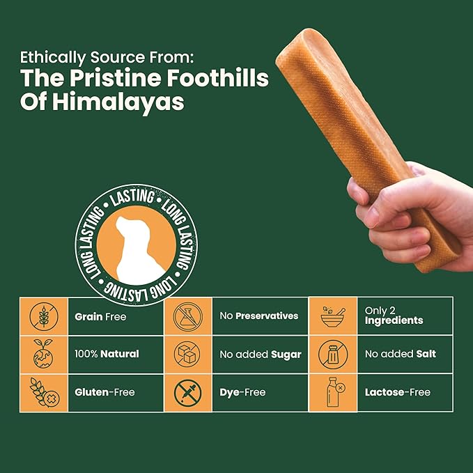 KATHMANDU'S - 100% Natural Himalayan Cheese Dog Chews - for Small Dogs (Pack of 15) - for Improved Dental Hygiene & Protein-Rich Nutrition, No Preservatives