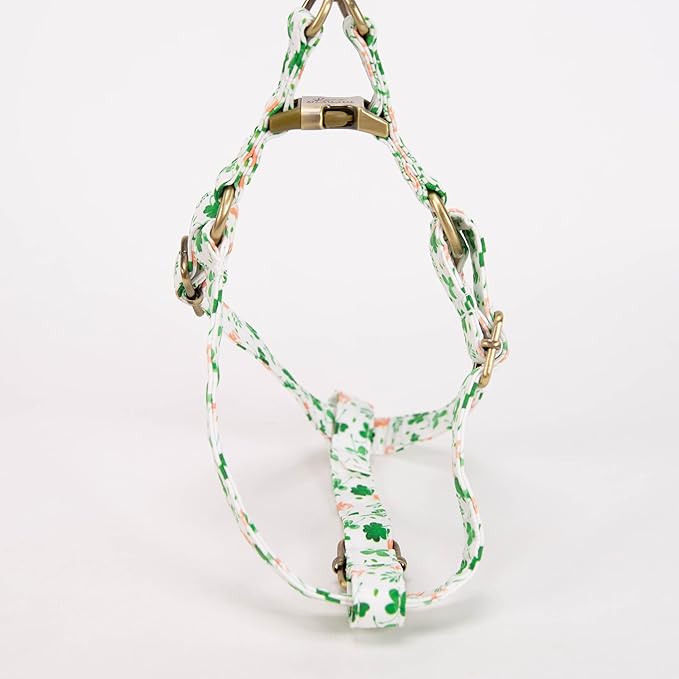 Angie and Allie Organic Cotton Personalized Step in Dog Harness,Custom Dog Halter Vests,Adjustable No Pull Canine Halter Harness for Small Medium Large Dogs