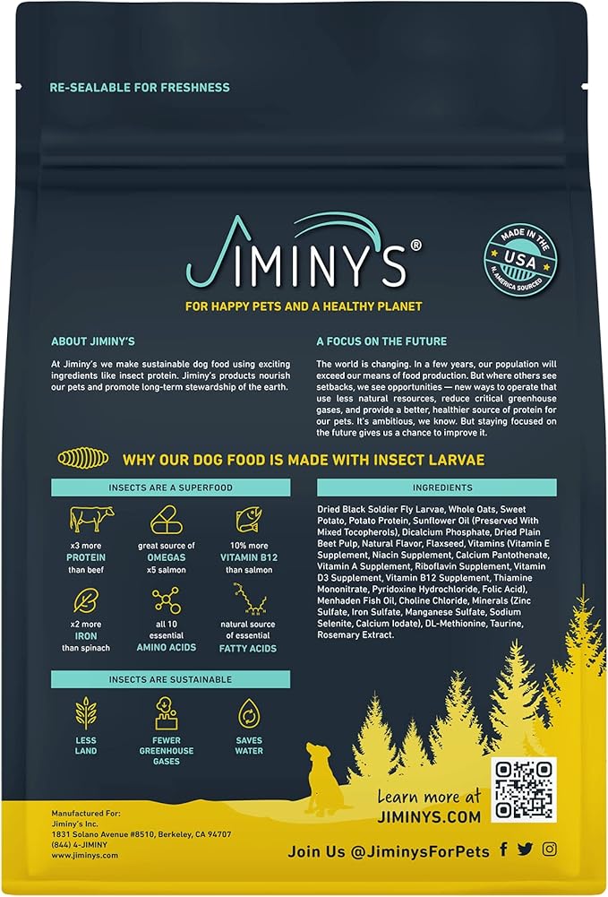 Jiminy's Cravin' Cricket & Good Grub Dry Dog Food Bundle, Two 3.5 lb Bags