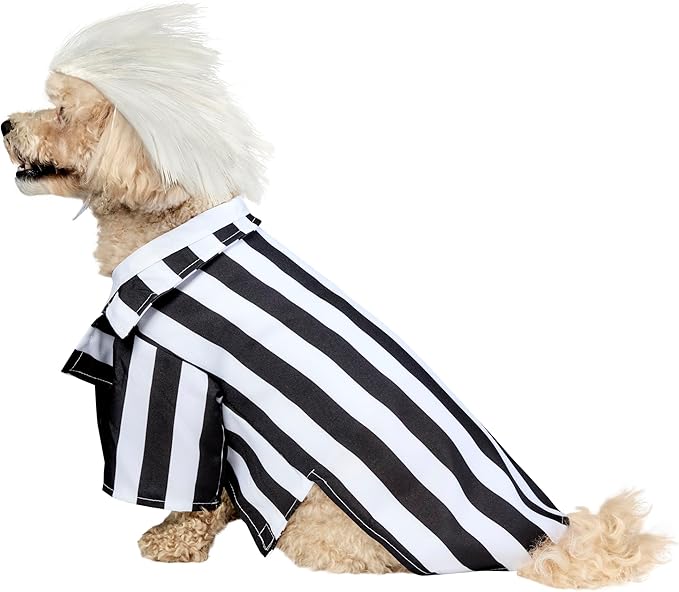 Beetlejuice: Beetlejuice Pet Costume for For Dogs or Cats by Rubies, Medium
