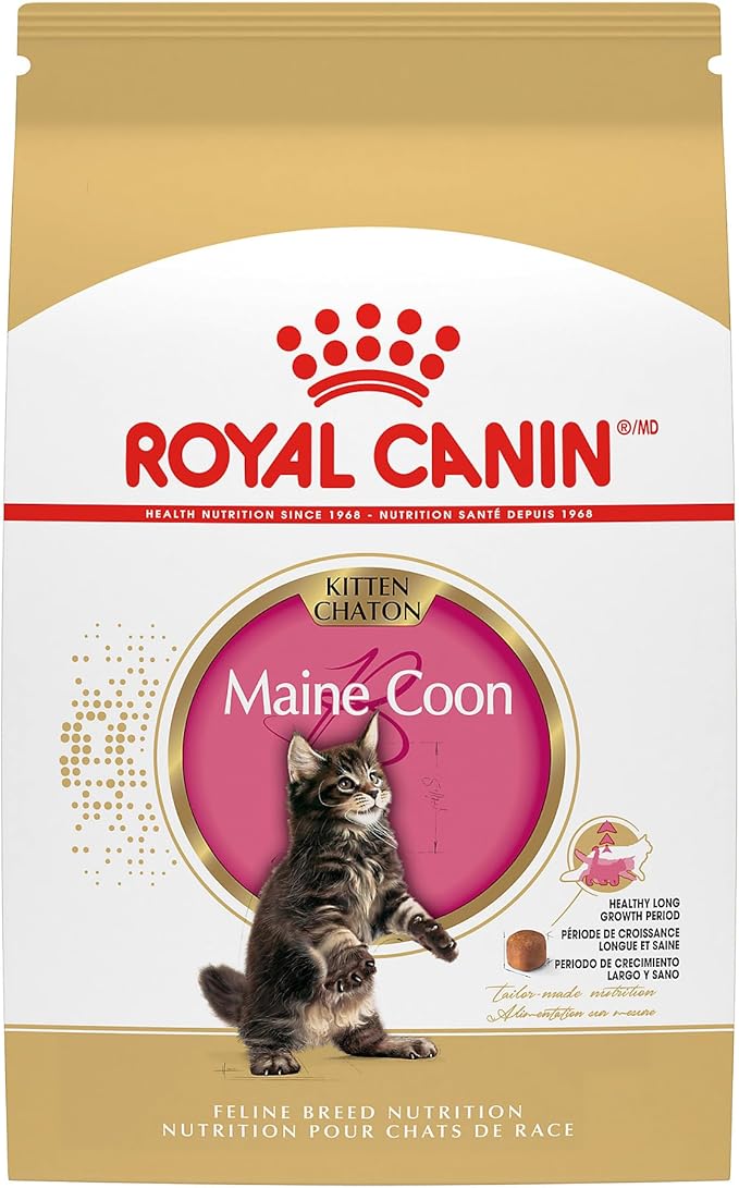 Royal Canin Maine Coon Breed Dry Kitten Food, 3 lb bag