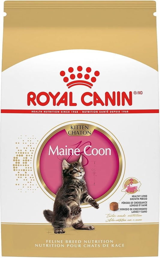 Royal Canin Maine Coon Breed Dry Kitten Food, 3 lb bag