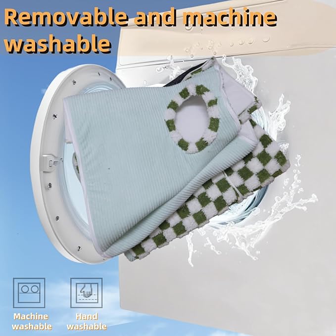 Guinea Pig Hideout Tunnel with Warm Bed for Small Pet 3 Cave Small Animal Tunnel Toy Cages Green