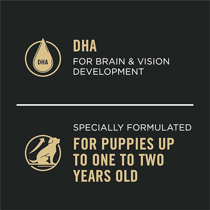 Purina Pro Plan Wet Puppy Food Pate, Wet Food Classic Chicken and Rice Entrée - (Pack of 12) 13 oz. Cans