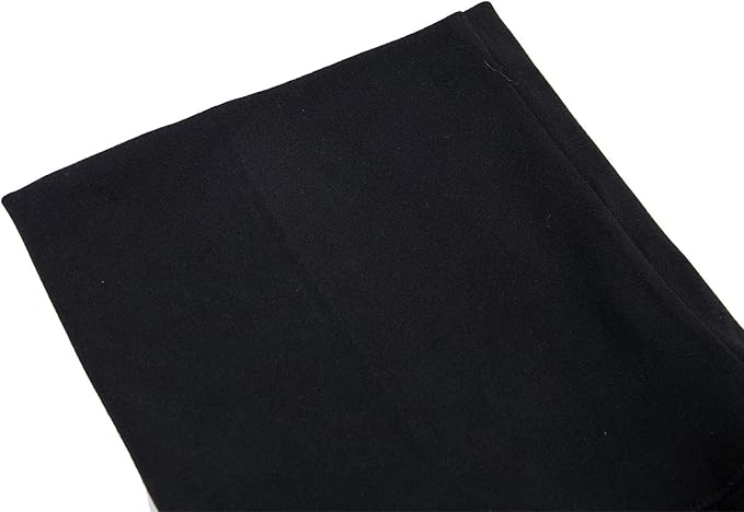 Esobo Fleece Dog Apparel Winter Warm Dog Coat Doggie Turtleneck Cozy Jacket Soft Shirt Vest Stylish Pet Outfits for Small Medium Large Dogs (Black, X-Large)