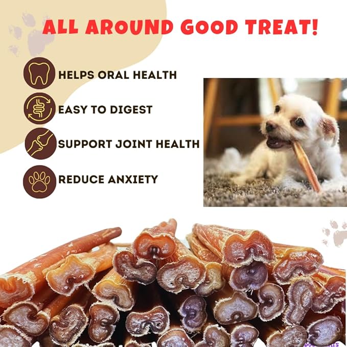 Amazing Dog Treats - 6 Inch Medium Size Bully Sticks (100 Count) - Bulk Bully Sticks for Dogs - No Hide Bully Stick Dog Bones