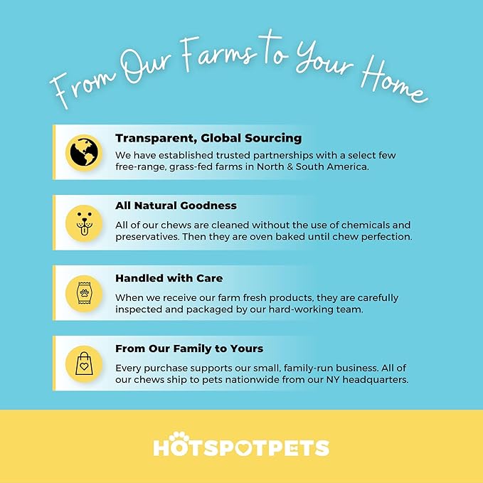 hotspot pets Braided Bully Sticks for Dogs -6 Inch Stix (5 Pack) Premium All Natural Long Lasting Twisted Beef Pizzle Dog Chews -Natural Dental Health, Grain Free, Fully Digestible Rawhide Alternative