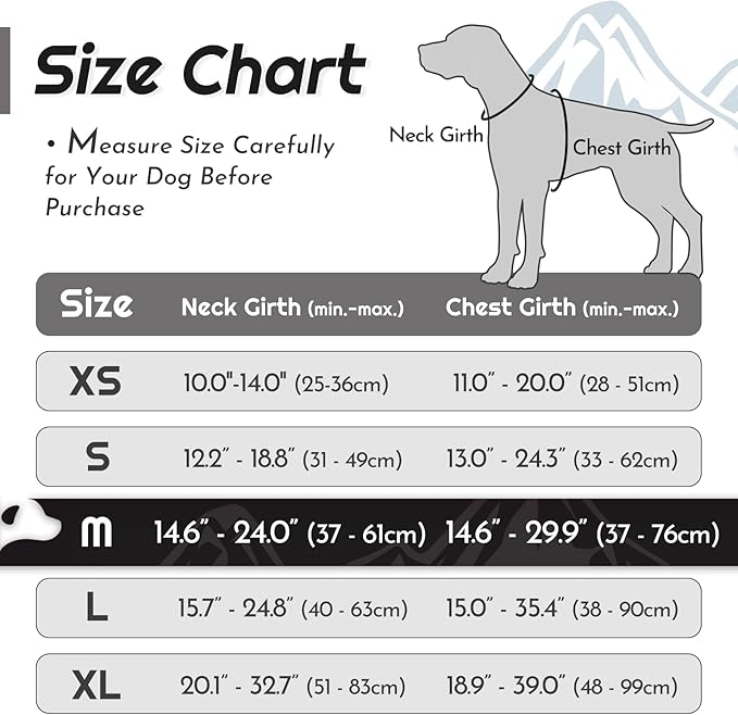 Eagloo Dog Harness Medium Sized Dog, No Pull Service Vest with Reflective Strips and Control Handle, Adjustable and Comfortable for Walking, No Choke Pet Harness with 2 Metal Rings, Black, M