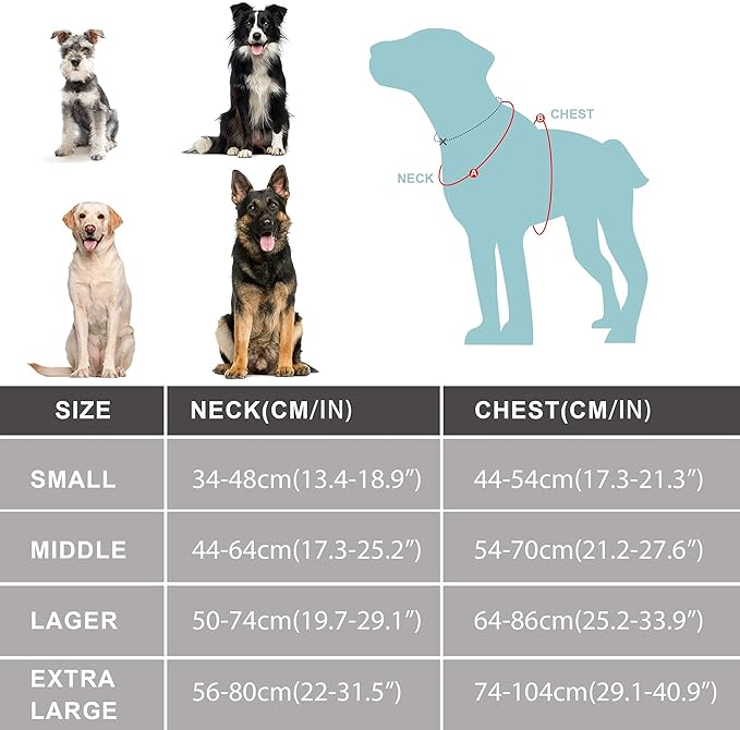 Fida Dog Harness, Multi-Functional No-Pull Pet Vest Harness with Saddle Bags Backpack, Front Leash Clip, Adjustable Soft Padded Reflective No-Choke Dog Vest Heavy Duty for Medium & Small Dog, M, Black